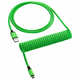 CableMod Classic Coiled Keyboard Cable USB-C zu USB Typ A, Viper Green - 150cm CM-CKCA-CLG-KLG150KLG-R