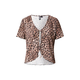 PIECES Bluza PCAMBER rjava/črna