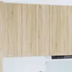 vidaXL Viseča omarica s polico Riga Sonoma hrast 60 x 31 x 100 cm