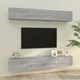 Zidni TV ormarići 4 kom boja sivog hrasta sonome 100x30x30 cm