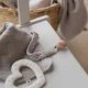 9401101 BIBS Priponka za dudo - Sand/Ivory