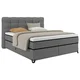 BOXSPRING KREVET CARMEN 160/200 cm , tamnosiva