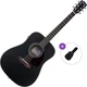 Pasadena PD-200E Basic SET Black Elektroakustična dreadnought