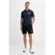 Polo EA7 Emporio Armani moški, mornarsko modra barva