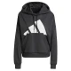 ADIDAS SPORTSWEAR Športna majica Essentials črna/bela