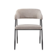 Trpezarijska stolica 2208 Bez /Crne metalne noge 550x575x770 mm ( 775-462 )