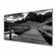 tulup.si Zidna obloga za kuhinju Pier black and white lake 100x50 cm