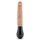 Blush Dr. Skin Silicone Dr. Knight Thrusting Gyrating Vibrating Dildo Bež