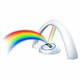 3D rainbow projektor LED RGB - duga lampa