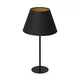 Stona lampa ARDEN 1xE27/60W/230V prečnik 30 cm crna/zlatna