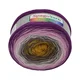 SpagoYarn Rainbow - 250g / 1000 m - rumena, rjava, roza, vijolična
