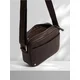 Sinsay - Crossbody torba od veštačke kože - tamno braon