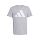 ADIDAS SPORTSWEAR Funkcionalna majica Essential pegasto siva/bela