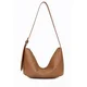 Vrečasta torbica LS COLLECTION Erik Style - rjava, hobo