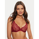 Hunkemöller Nedrček s kostjo 206365 Bordo rdeča