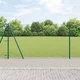 vidaXL Stebri za ograje s podnožjem 26 kosov O32mm 68,5cm Galvanizirano jeklo
