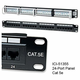 Intellinet prespojni panel Cat5e, UTP, 24-portni, 19, 1U, crni