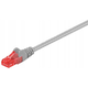 MicroConnect U/UTP CAT6 0,5M siv PVC