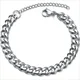 Zapestnica TO - 39043 - Srebrna / 23,5+5cm / 9mm KP39043