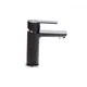 Baterija za lavabo MINOTTI STELA crna / hrom bez POP-UP