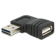 Delock 65522 EASY-USB 2.0-A moški-USB 2.0-A ženska, levo/desno