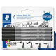 Set flomastera Staedtler Pigment - 4 komada, crni