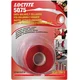 Loctite SI 5075 2,5 cm x 4,27 m Silikonski izolacijski in tesnilni trak - rdeč, lepi se sam nase, hitro tesni cevi in žice, za popravilo električne izolacije