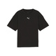 Womens Puma Essentials Boxy Tee Youth, Black, Size 15-16Y, Age