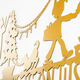 WALLXPERT Zidna dekoracija XMASGOLD 011