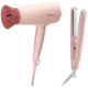 Philips fen za kosu + pegla za kosu, set, lako stilizovanje - BHP398/00, roze