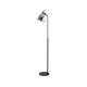 Klausen 107001 - Podna lampa ASGARD 1xE27/11W/230V siva/crna/zlatna