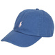 Bombažna bejzbolska kapa Polo Ralph Lauren mornarsko modra barva