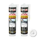 IsolBau Sanitarni silikon Beli Sanitär Silikon 2 x 300ml