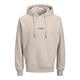 JACK & JONES Majica JJESOHO greige/črna