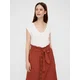 PIECES Majica PCKAMALA TEE NOOS, bela