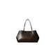 Calvin Klein Ročna torba Ck Croc Snap Large Tote LV04F3904G Temno rjava