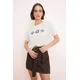 Trendyol Majica mornarska / bela