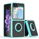 Torbica Frosted Shockproof za Samsung F741B Galaxy Z Flip 6 5G svetlo plava