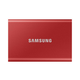 Samsung portable SSD 2TB, T7, USB 3.2 Gen.2, red ( MU-PC2T0R/WW )