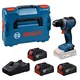 Bosch Akumulatorska bušilica/odvrtač GSR18V-52, 3x GBA 18V 5.0Ah + GAL 18V-40 + L-Boxx, 06019S0027