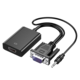 FAST ASIA Konverter VGA na HDMI + 3.5