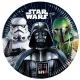 Star Wars 8-delni komplet papirnatih krožnikov 20 cm