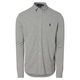 POLO RALPH LAUREN Srajca FEATHERWEIGHT MESH-z dolgimi rokaviL-KNT, siva