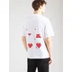 HUGO Majica Dalentin 50553429 Bela Relaxed Fit