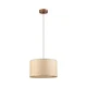 Luster na sajli AIDA 1xE27/15W/230V pr. 35 cm hrast/rafija