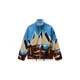 NAPAPIJRI Jopa iz flisa chamois/marine/azur/rjava