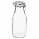 KORKEN Tegla u obliku flaše s poklopcem, bistro staklo, 1 lPrikaži specifikacije mera