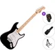 Fender Squier Sonic Stratocaster MN SET Black Električna kitara