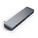 SATECHI Aluminium Type-C USB COMBO Hub (3x USB 3.0,MicroSD) - Space Grey (ST-TCUHM)