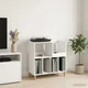 vidaXL Stojalo za gramofon Bela 82 x 39,5 x 82,5 cm Inženirski les